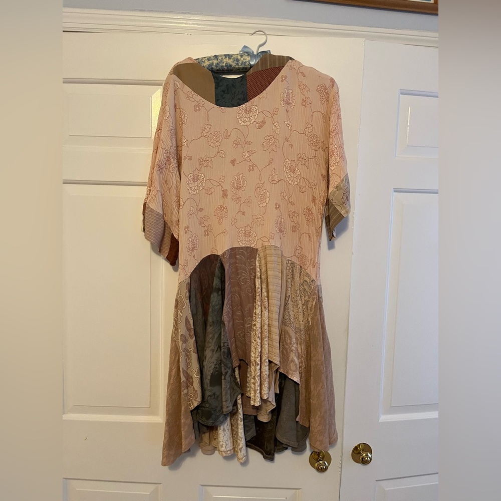 Vintage 90s Donna Jessica Dress art boho fairycore